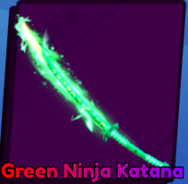 Green Ninja Katana