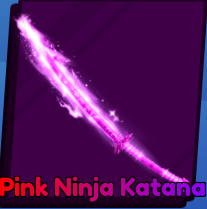 Pink ninja Katana