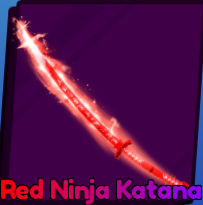 Red Ninja Katana