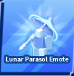 Lunar Parasol Emote