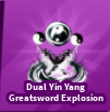 Dual Yin Yang GreatSword Explosion